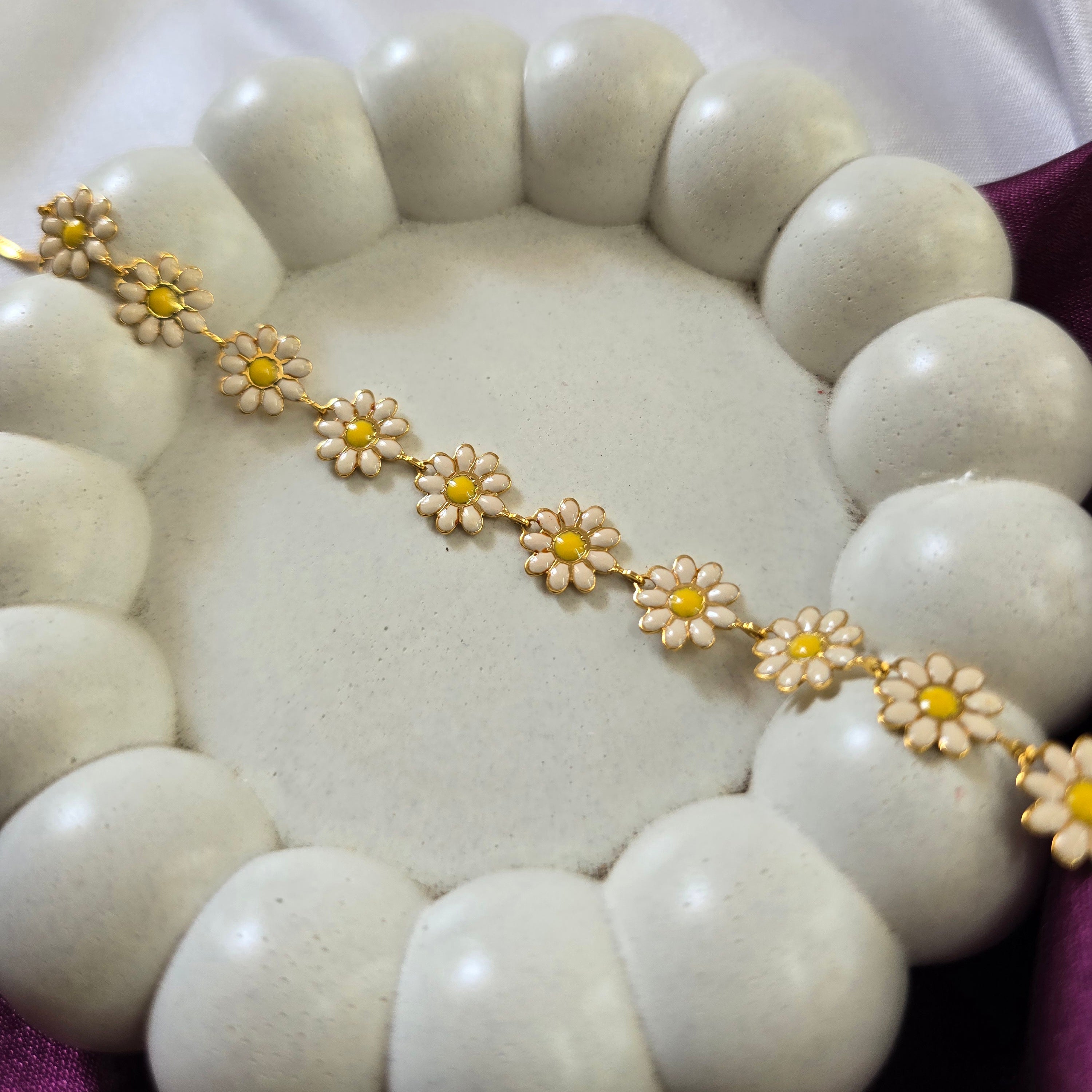 Sunflower Necklace - Gold
