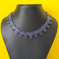 Sapphire Bloom Necklace