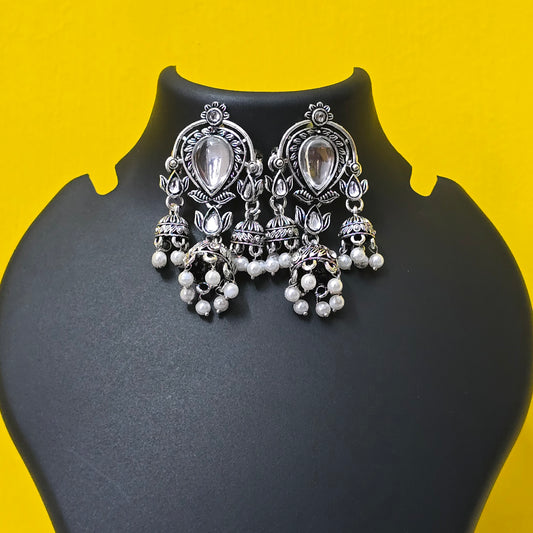 Lotus Cascade Jhumkas