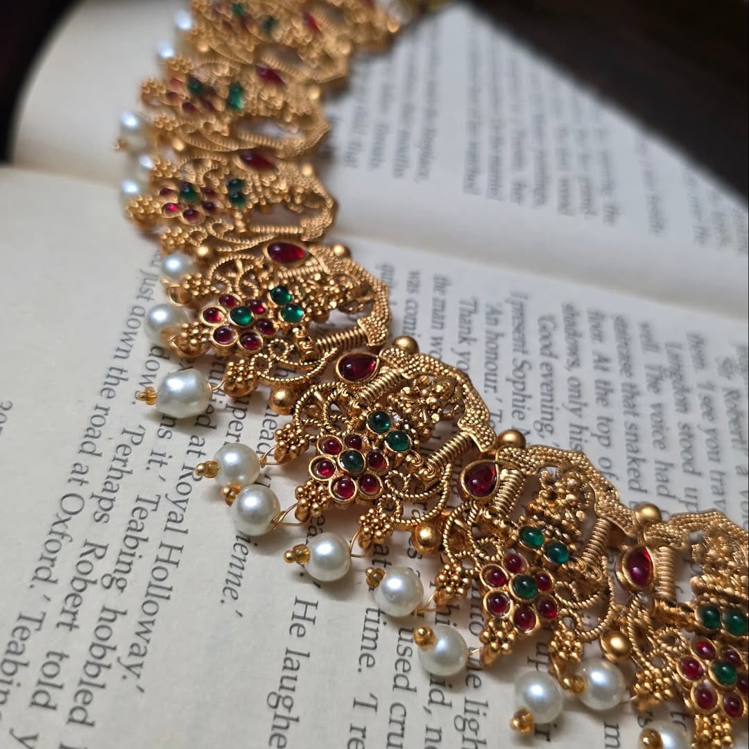 Traditional Lakshmi Necklace Set