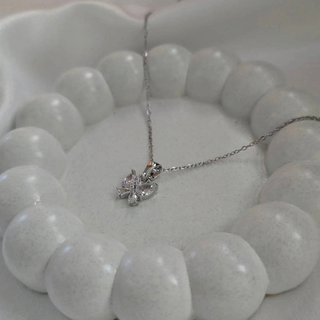 Silver Butterfly Pendant