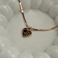 Multi Heart Snake Chain Gold Pendant
