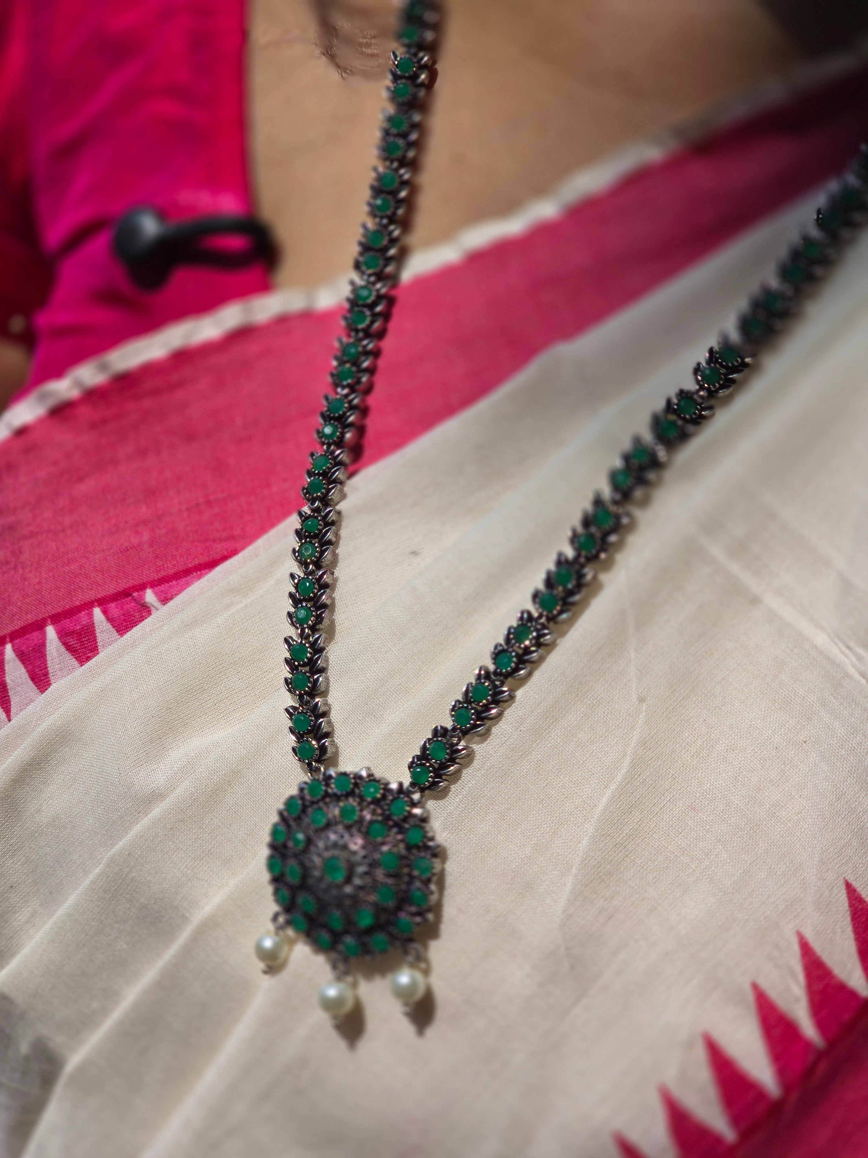 Emerald Chola Haram Green